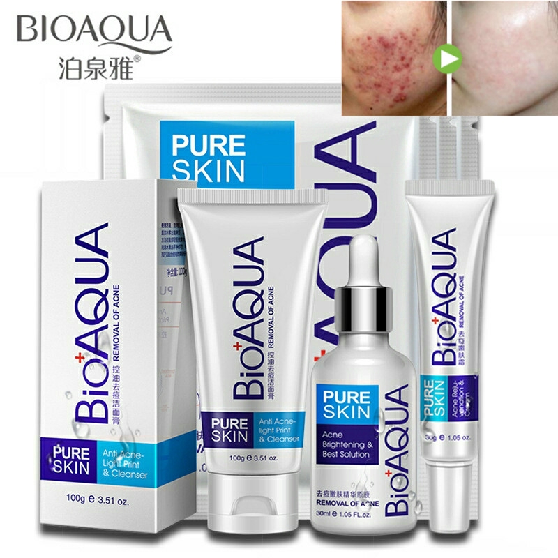 skin care set for acne