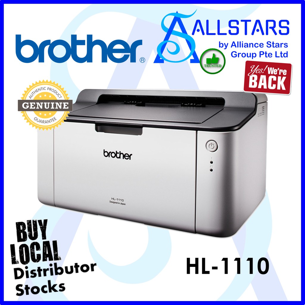 Brother HL1110 Single Function Mono Laser Printer / Standalone Print