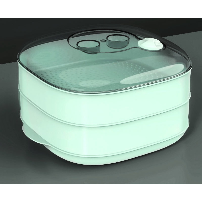 Microwave Oven Special Steamer Heating Steamed Bread with Lid/Kitchen