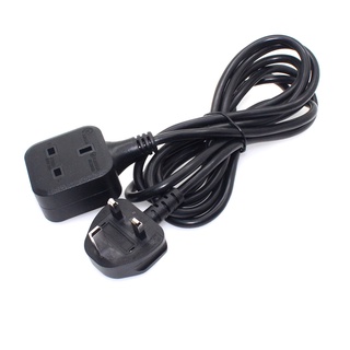 Safety Mark Malaysia Plug to Socket Power Adapter Extension Cable Male to Female UK Power Cord 13A Molded IEC Lead Cord #7