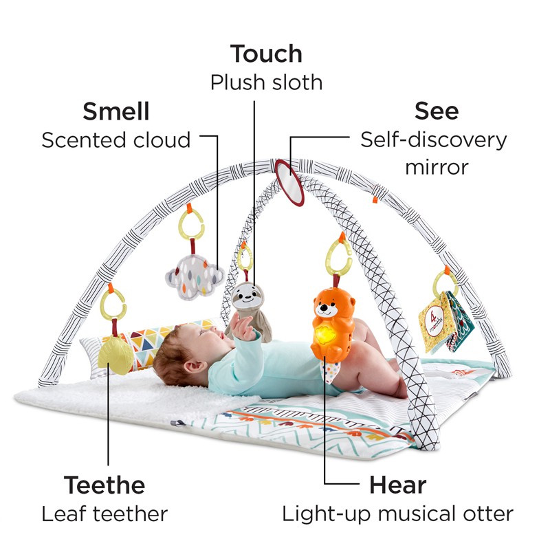 light up cloud teether