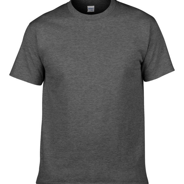 Gildan 76000 Premium Cotton Unisex T-Shirt (Dark Heather) [Gray ...