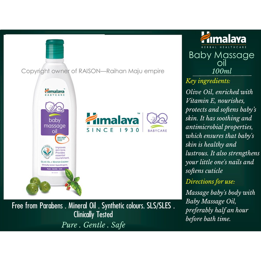 himalaya body oil for baby