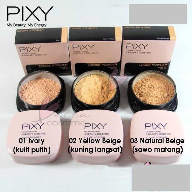 Pixy Uv Whitening Loose Powder 12gr Pixy Loose Powder Shopee Singapore