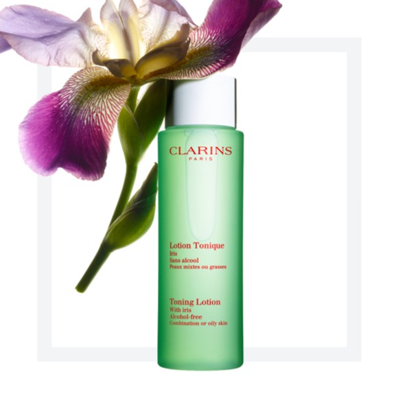 toning lotion with iris