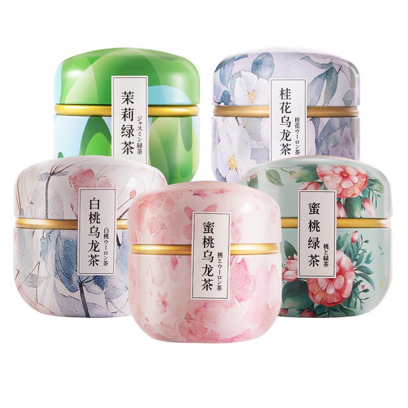 [5 cans] peach oolong tea/white peach oolong tea/peach green tea/black ...