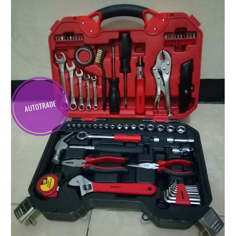 Toolkit 66 Tool Kit Box Set Original Krisbow Mechanical Equipment Box