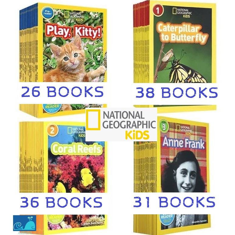 👉[SG STOCK] NATIONAL GEOGRAPHIC KIDS Pre-Reader, Level 1, Level 2 ...