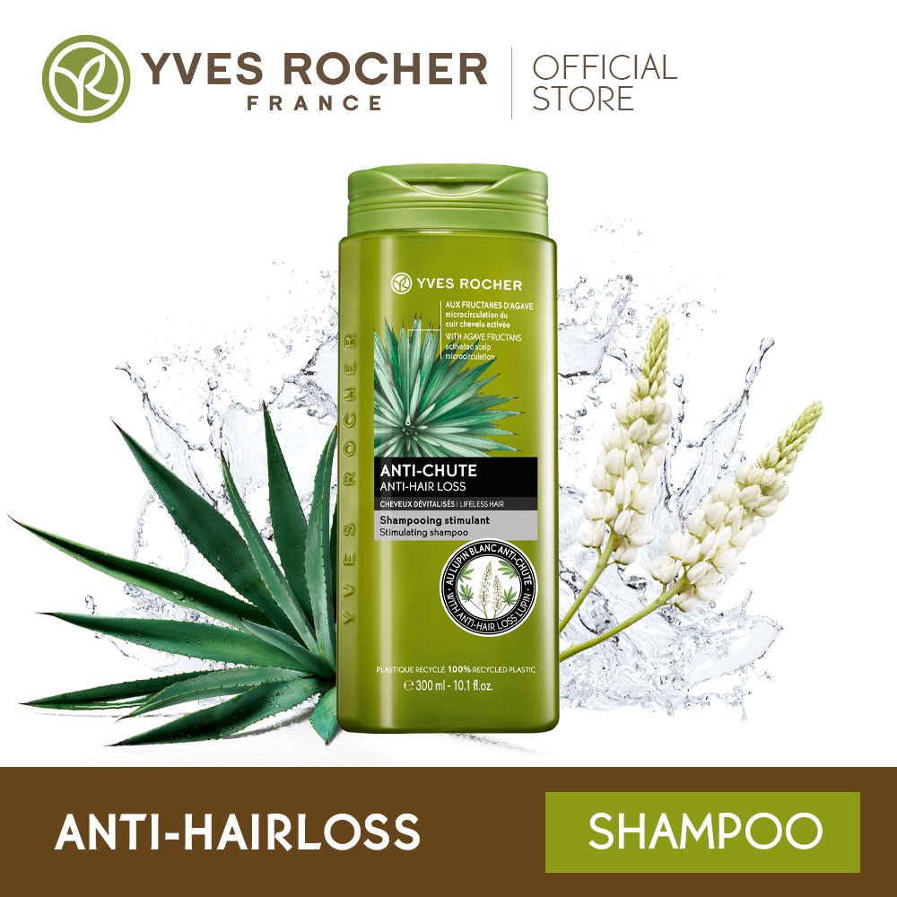Yves Rocher AntiHair Loss Stimulating Shampoo 300ML Shopee Singapore