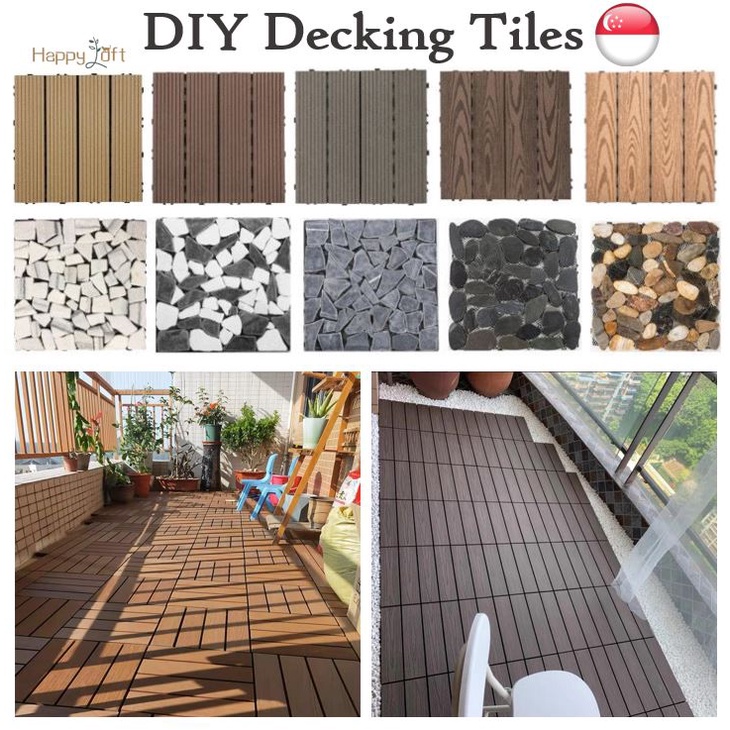 [SG SELLER]Decking Tiles Outdoor & Indoor Flooring Tile Waterproof