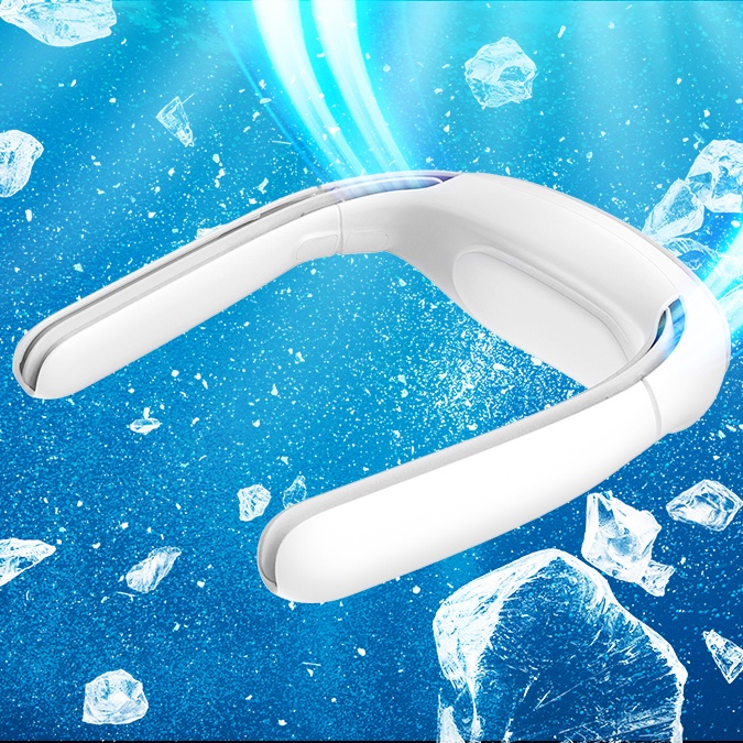 [CRYSTALCLOUD] NEW 2022 Korean Premium {Backwind air Neck Fan] Portable
