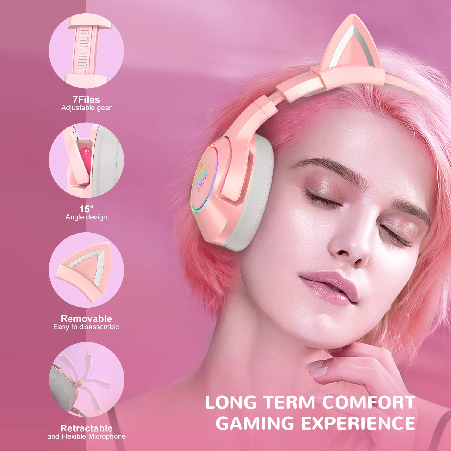 cat ear ps4 headset