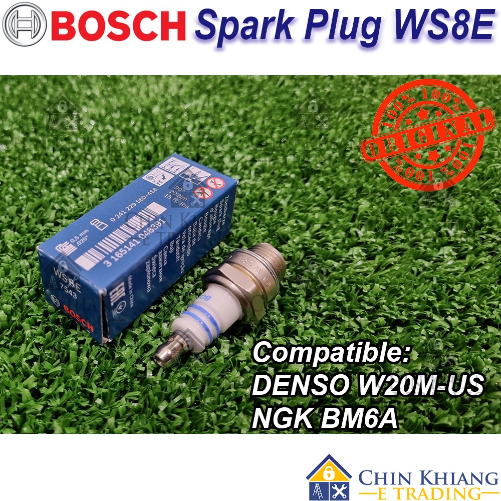 Bosch Spark Plug Motor Motorcycle WS8E BM6A FOR MESIN RUMPUT Shopee