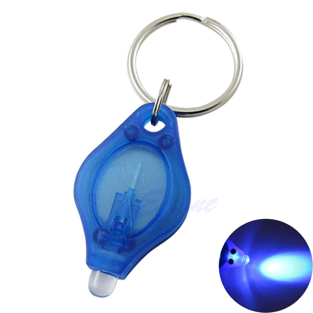 Portable Aluminum Alloy Mini LED Camping Flashlight Torch Keyring Keychain LG