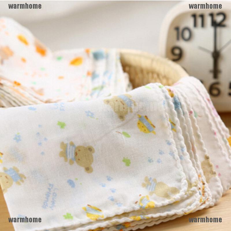 Baby Infant Newborn Soft Washcloth Bath Towel Bathing Feeding Wipe