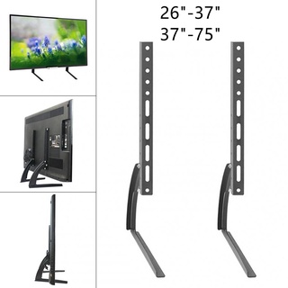 26''-37” Universal TV Stand Base Bracket for LCD  Screen Adjustable Monitor 37''-75” Mount Bracket Anti-Skid Rubber Base