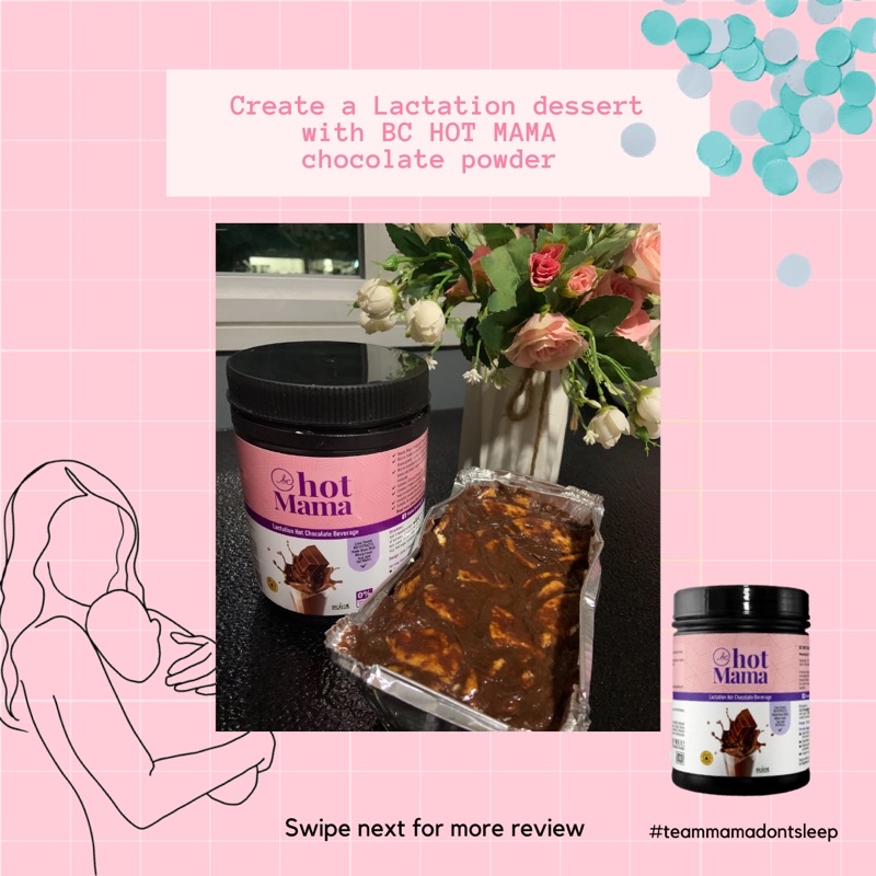 Free Gift Bc Hot Mama Lactation Hot Chocolate Milk Booster Breastfeeding Superfood Pregnancy Postpartum Shopee Singapore