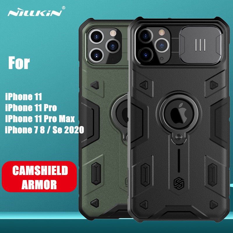 Iphone 11 Pro Max Case Nillkin Camshield Armor Case Slide Camera Protect Privacy Ring Kickstand 8173