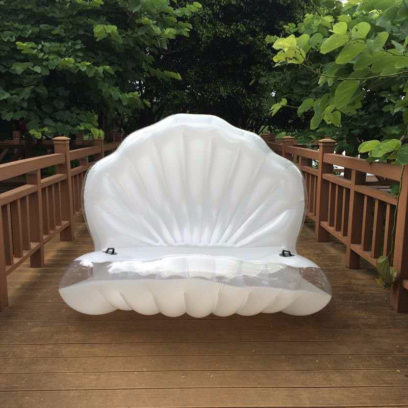 clamshell pool float