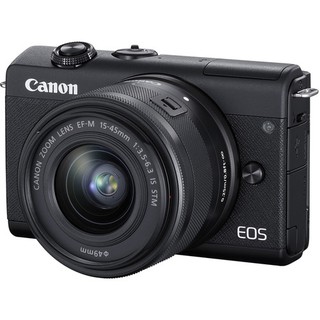 Canon EOS M200 Mirrorless Digital Camera with 15-45mm Lens - [Black]