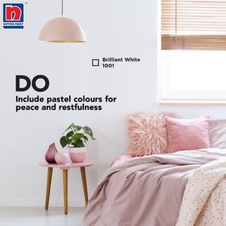  Cat  Putih Dalaman Rumah Berkilat Nippon  Satin  Glo  5Lt 1001 