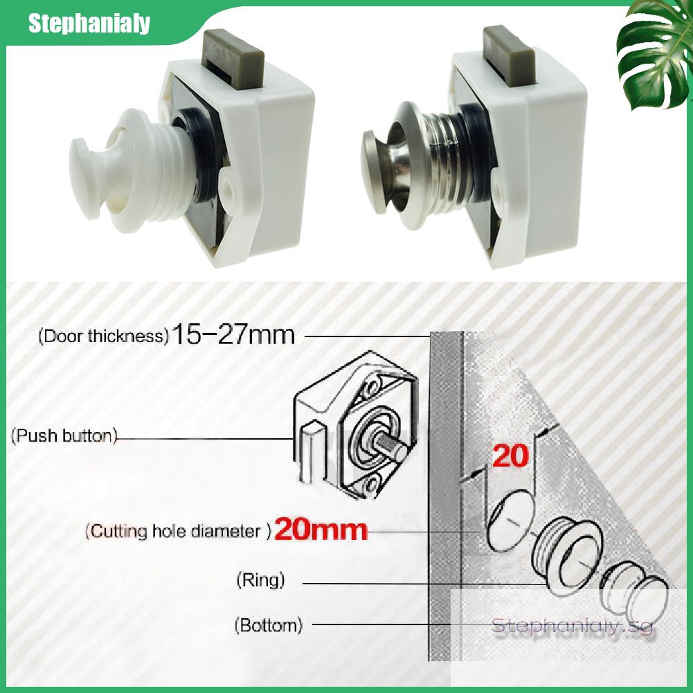 Camper Car Push Lock Rv Caravan Boat Motor Cabinet Drawer Latch
