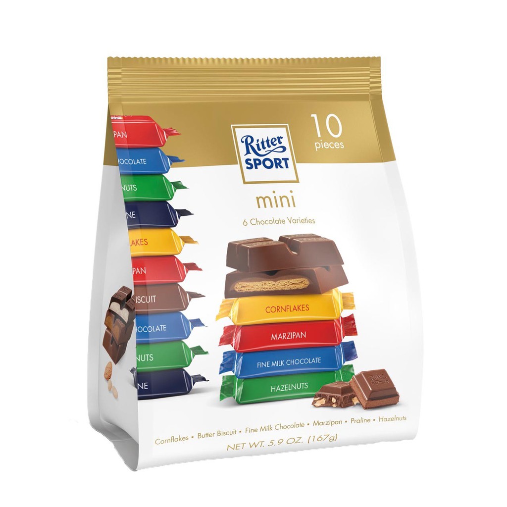 Chocolate Ritter Sport Mini Bag 167g Coklat Shopee Singapore