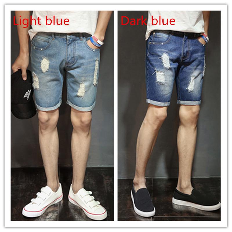 Summer Denim Shorts Male Jean Bermuda Skate Board Mens Shopee Singapore