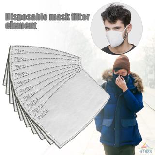 10/30/50/100Pcs PM2.5 Protective Filter Replaceable Anti Haze Filters for Mouth Masks