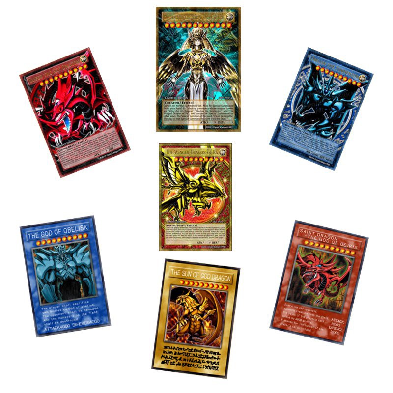 Anime Yugioh DIY Egyptian God Card Of God Style Cards Artwork Hobbies Hobby  Collectibles Game Collection Anime Flash Car | Shopee Singapore