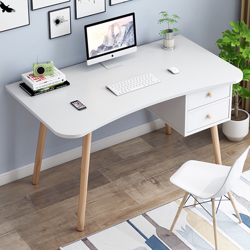 Computer Desk Desk Desktop Home Modern Minimalist Desk Student Bedroom Writing Desk Shopee Singapore