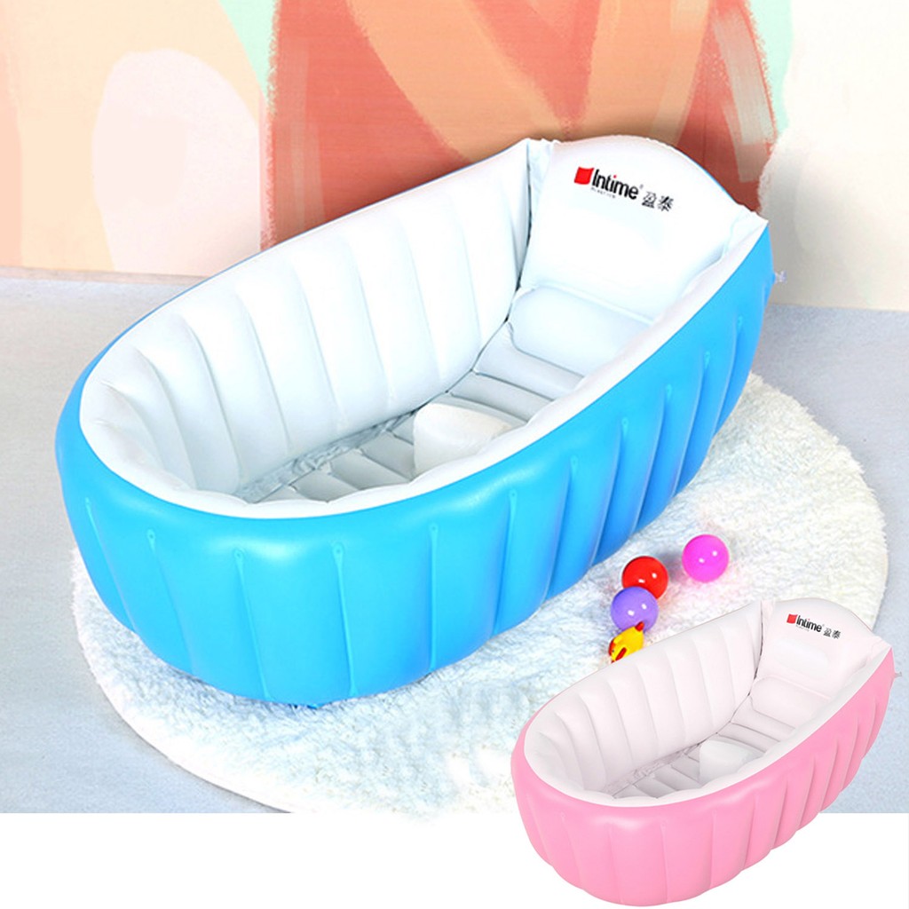 Portable Baby Infant Toddler Inflatable Bathtub Shower ...