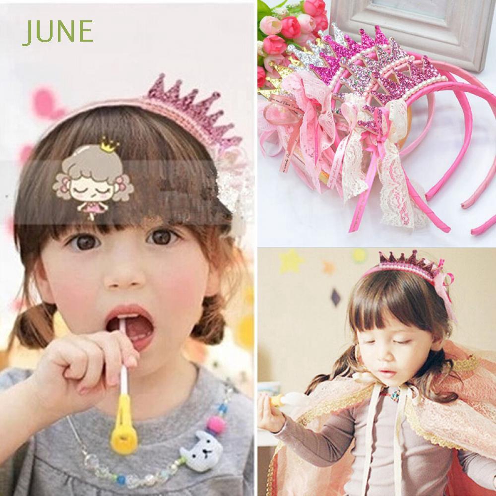 Kids Girls Princess Lace Ribbon Bow Baby Hair Hoop Shopee Singapore