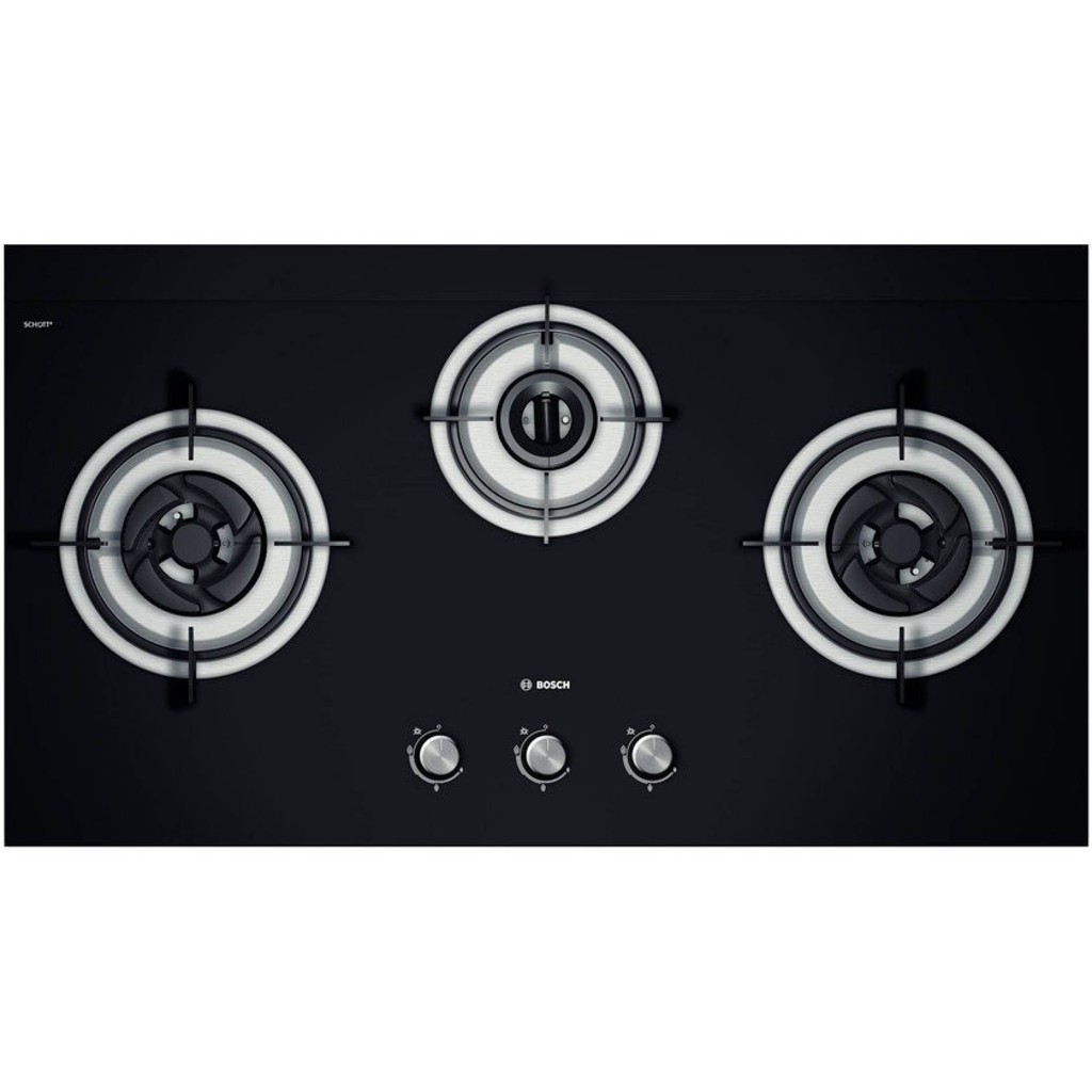 Bosch Pbd9331sg 92cm Black Tempered Glass Gas Hob Shopee Singapore