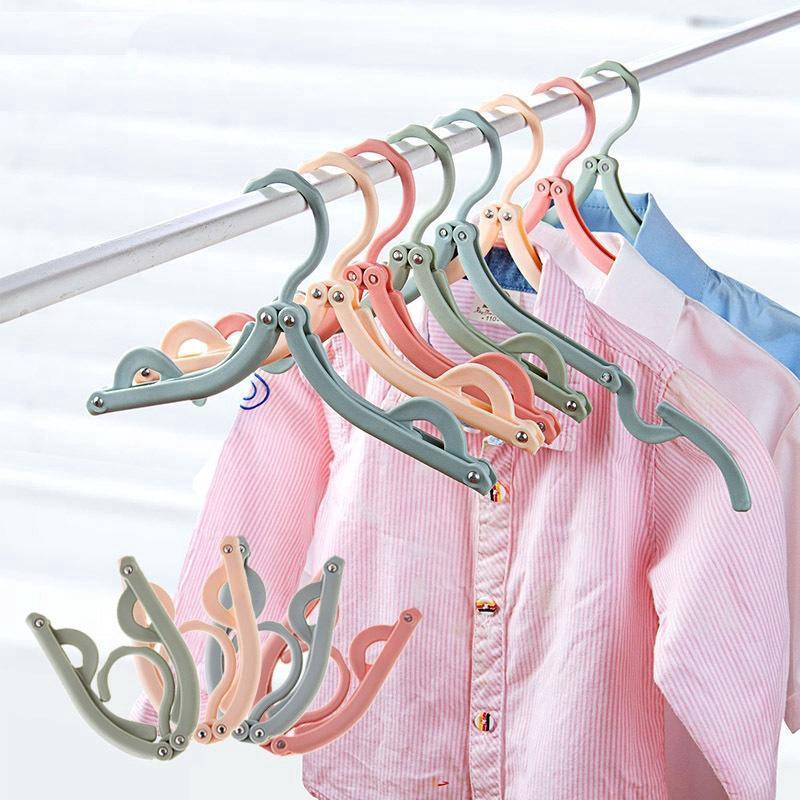 Fold Plastic Hook Fold Hanger,ravel Clothing Non-Slip Drying Rack ...