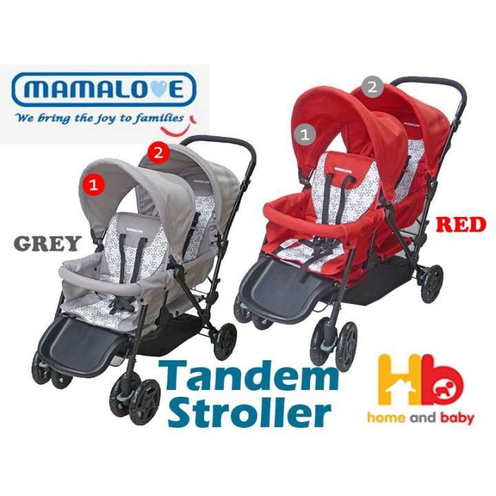 two seater stroller