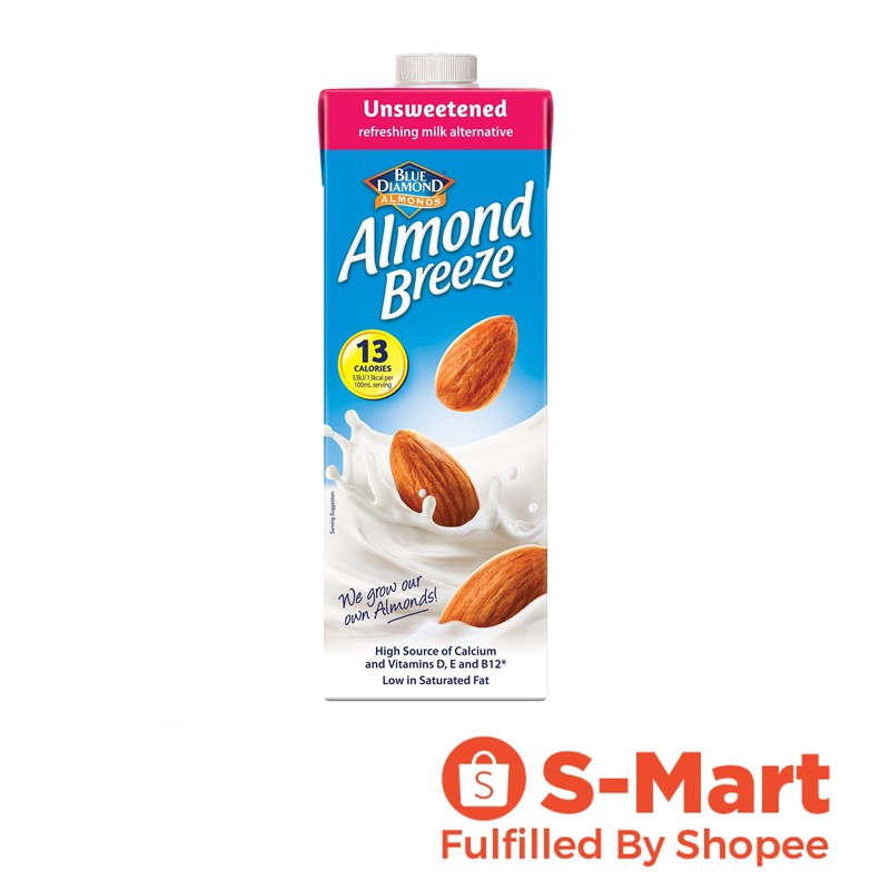 Almond Breeze Unsweetened, 1L Shopee Singapore