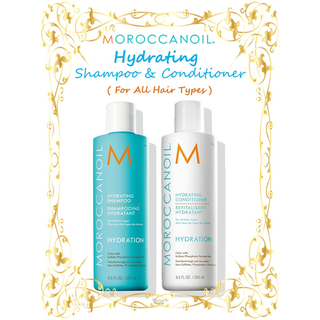 Moroccanoil Salon Exclusive Shampooo Conditioner Argan Oil Infused Hair Care Shopee Singapore