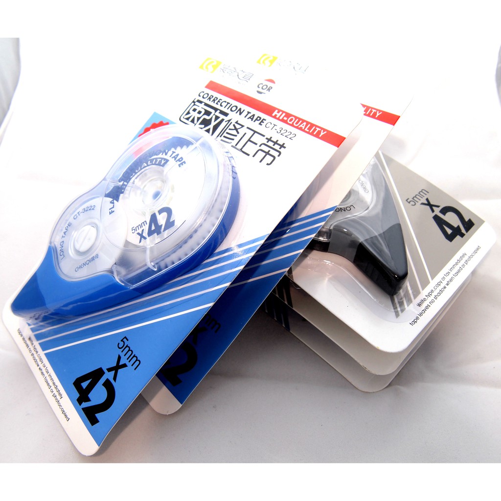 black correction tape