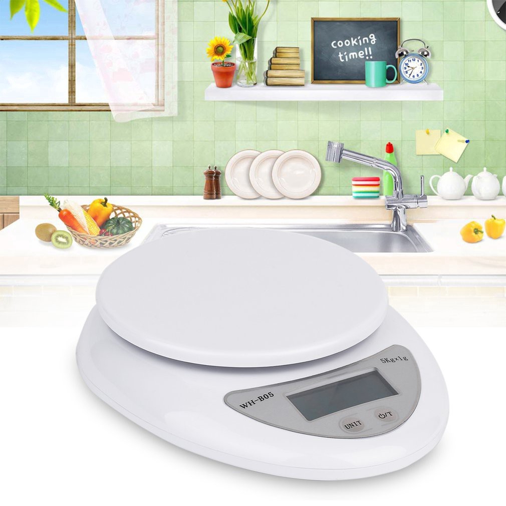 1g-5000g Electronic Pocket Digital LCD Weighing Scales Food Cooking Kitchen 5Kg
