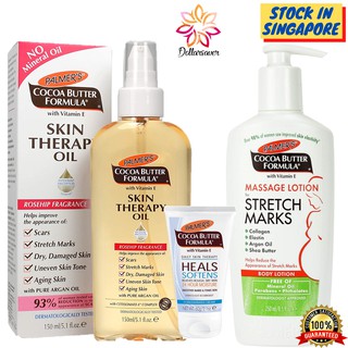 Image of Palmer's Cocoa Butter Anti-Stretch Mark Skin Therapy Oil , Massage Lotion, Firming, Tummy, Nursing, Shampoo, Bust Cream