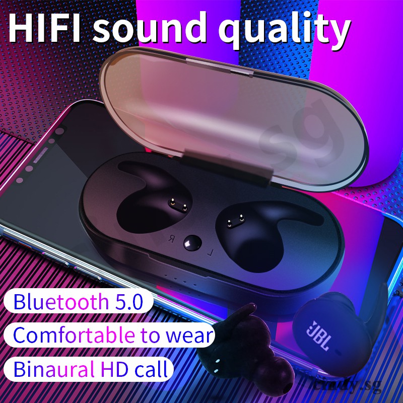 purple wireless earbuds for android