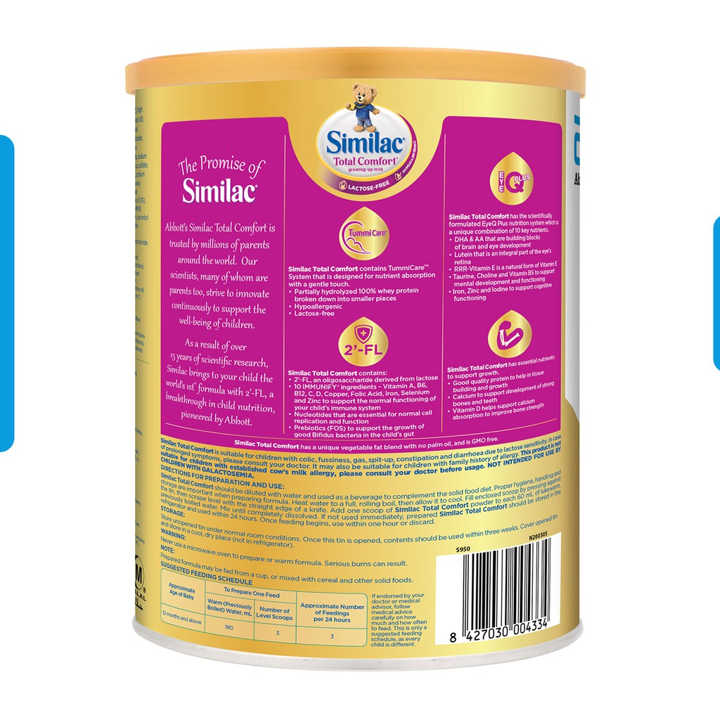 similac pro total comfort constipation