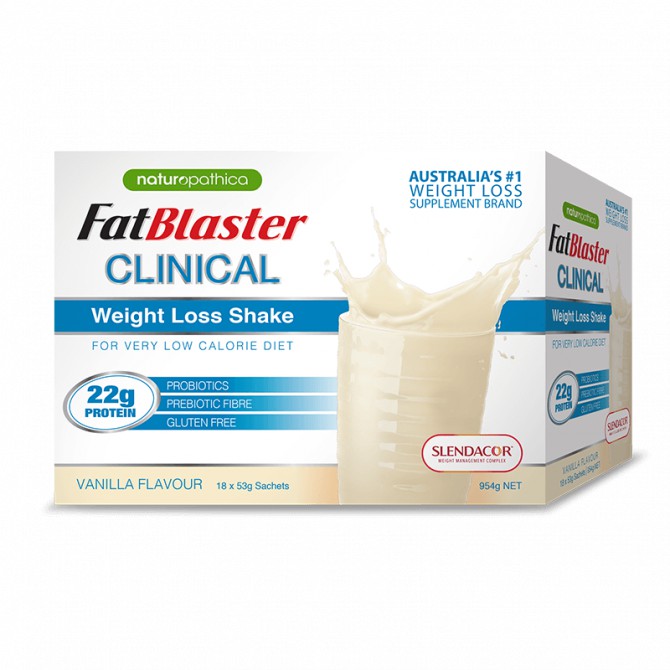 Naturopathica FatBlaster Clinical Weight Loss Shake Vanilla Flavour