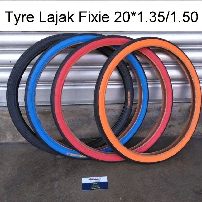 Tyre Tube 20x1 35 Bmx Lajak Fixie Road Bike Bicycle Tayar Tuib 20 Shopee Singapore