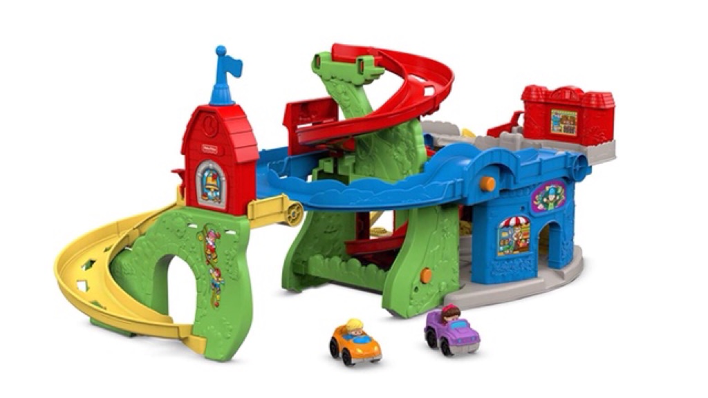 fisher price sit and stand race track