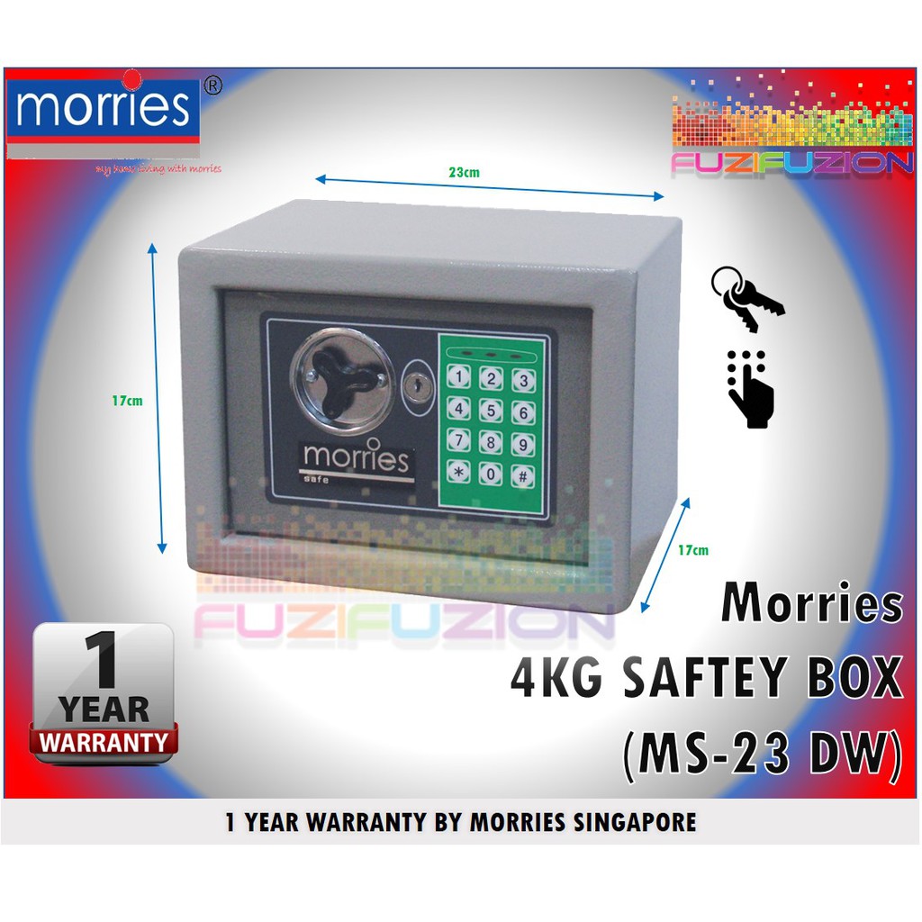 Morries MS23DW Electronic Digital Safe Shopee Singapore