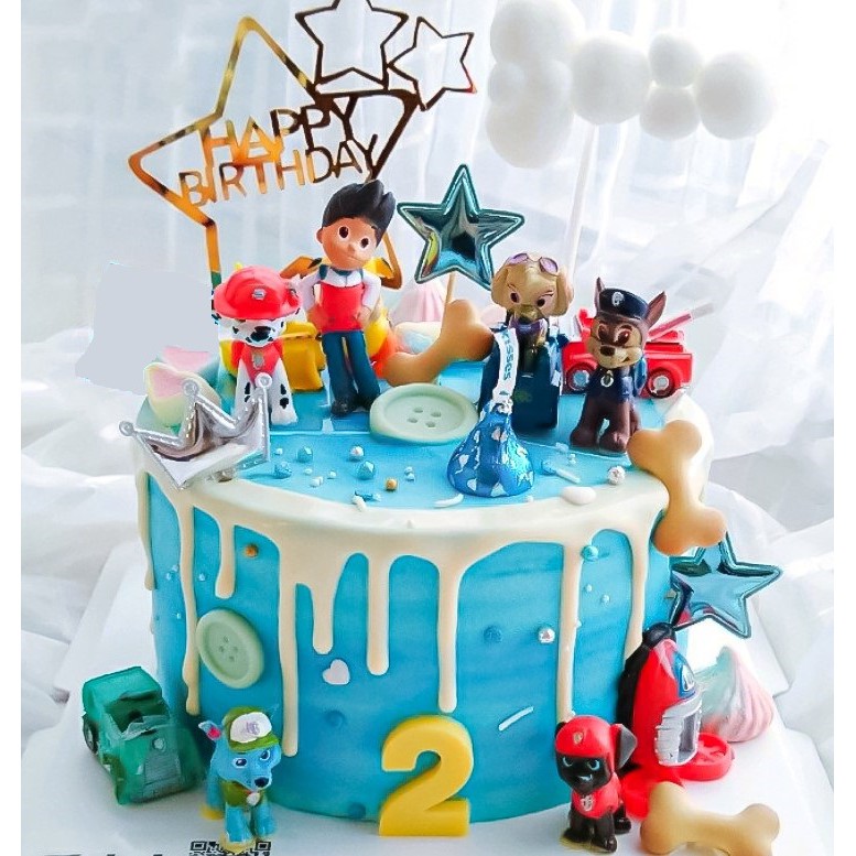 Birthday CakePaw Patrol Cake with Happy Birthday Star