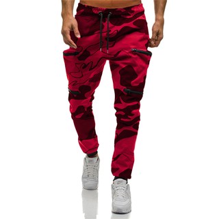 red and black army pants