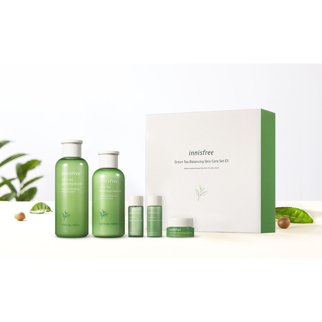 innisfree green tea set
